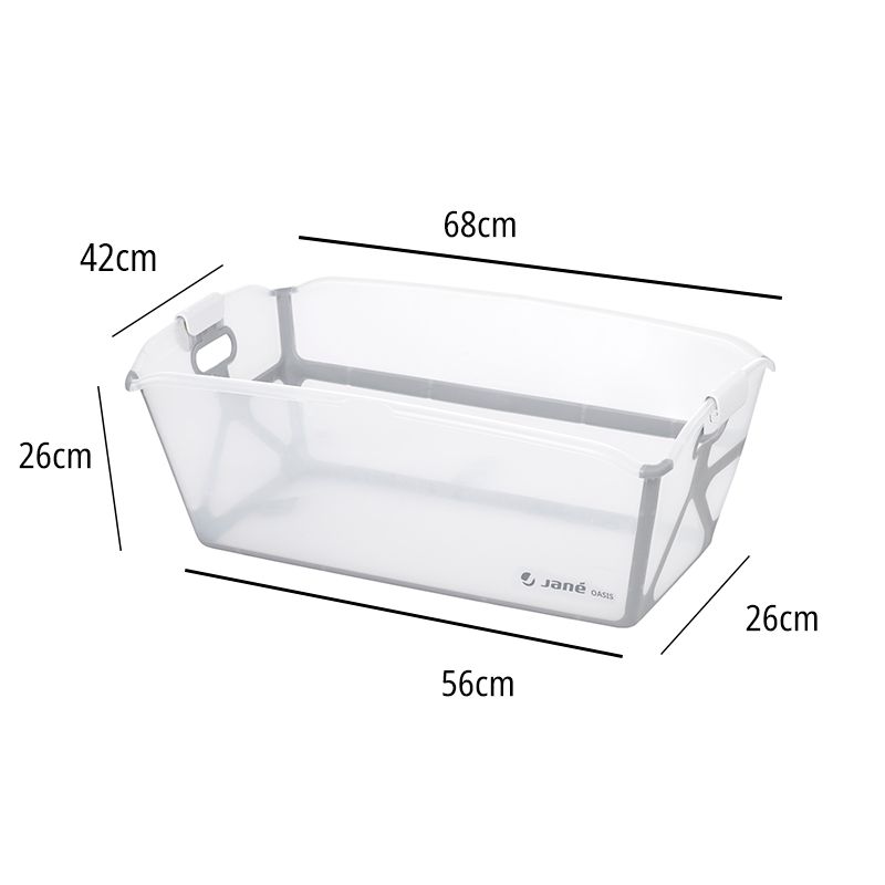 Jane Oasis Αναδιπλούμενο Πτυσσόμενο Μπάνιο White