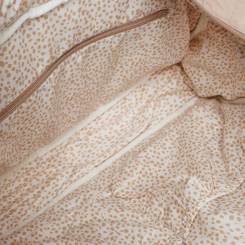 Jollein Puffed Moos Changing Bag Τσάντα Με Αλλαξιέρα Biscuit