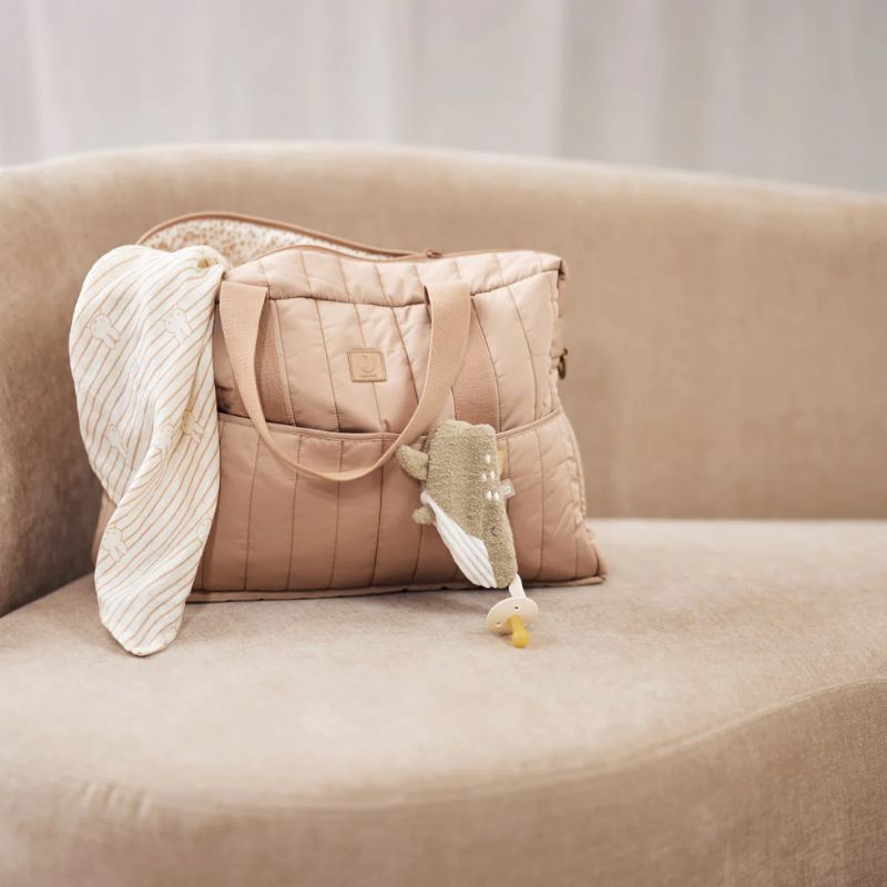 Jollein Puffed Moos Changing Bag Τσάντα Με Αλλαξιέρα Biscuit