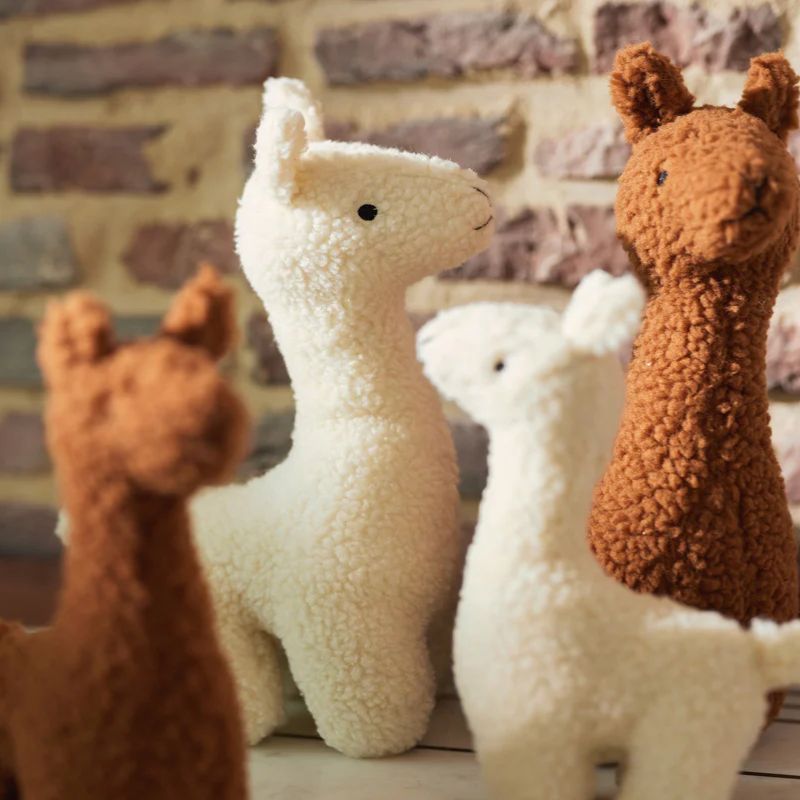 Jollein Λούτρινο Ζωάκι 20cm Lama Off-White