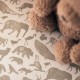 Jollein Animals Βρεφικό Κατωσέντονο 75*150cm Olive Green