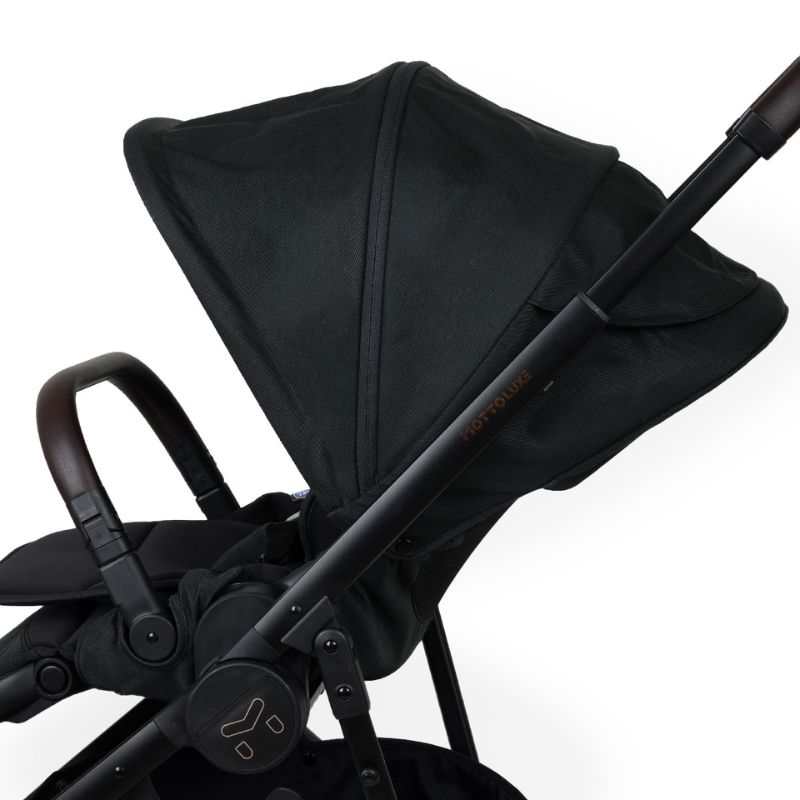 Jungle Motto Luxe Βρεφικό Σύστημα Μεταφοράς 3-Σε-1 Black