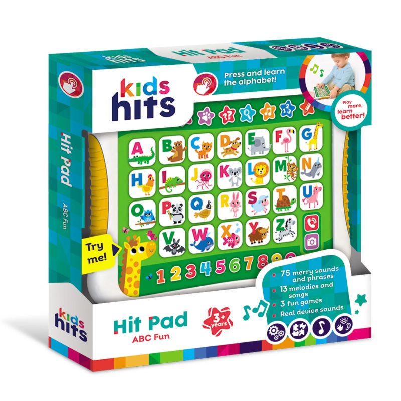 Kids Hits Hit Pad Εκπαιδευτικό Τάμπλετ Για 3+ Ετών ABC Fun