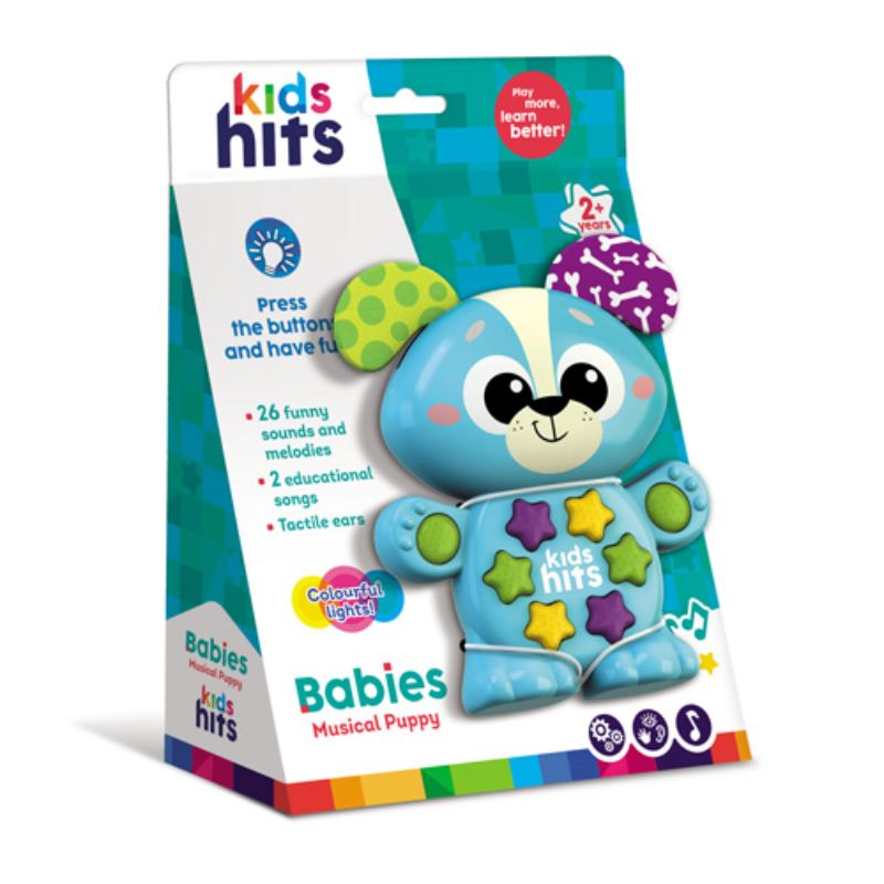 Kids Hits Εκπαιδευτικό Babies Μουσικό Ζωάκι Κουτάβι για 2+ ετών