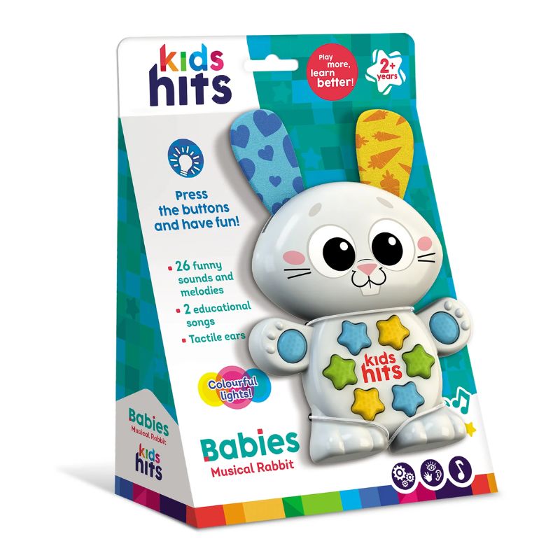 Kids Hits Babies Εκπαιδευτικό Μουσικό Ζωάκι Για 2+ Ετών Musical Rabbit