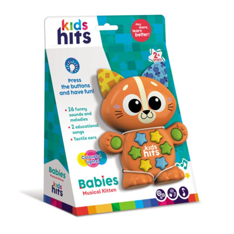 Kids Hits Babies Εκπαιδευτικό Μουσικό Ζωάκι Για 2+ Ετών Musical Kitten