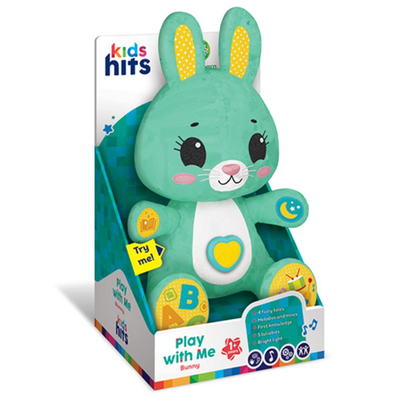 Kids Hits Play With Me Εκπαιδευτικό Ζωάκι Για 1+ Ετών Bunny