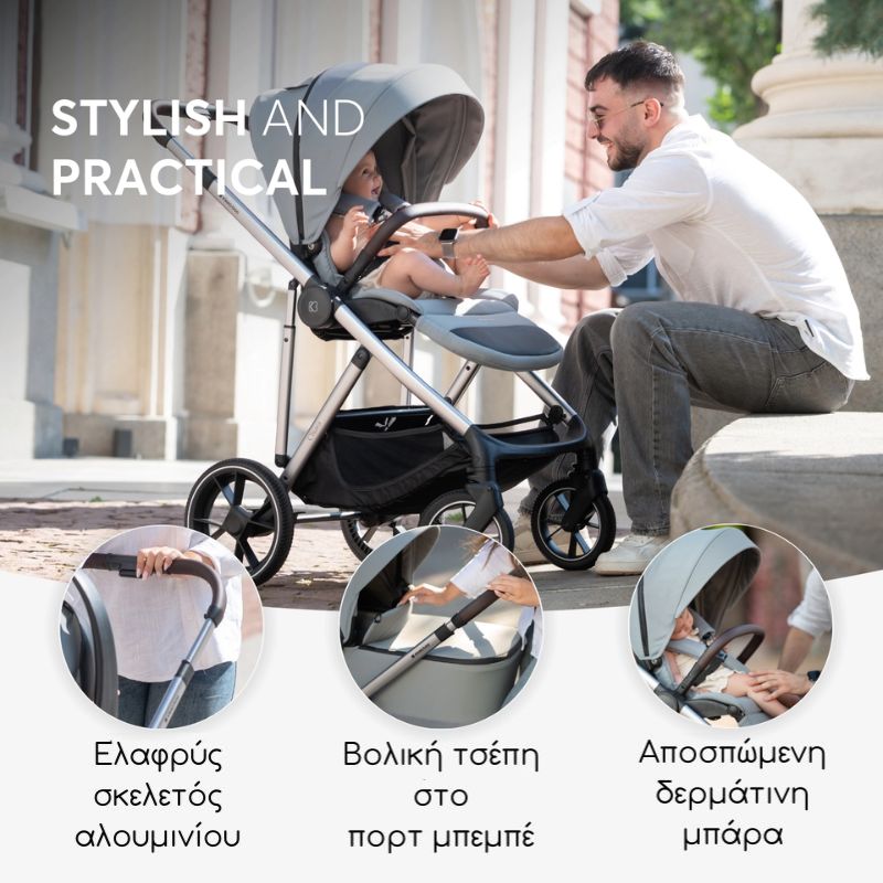 Kikkaboo Chiara Σύστημα Μεταφοράς 3-Σε-1 Black