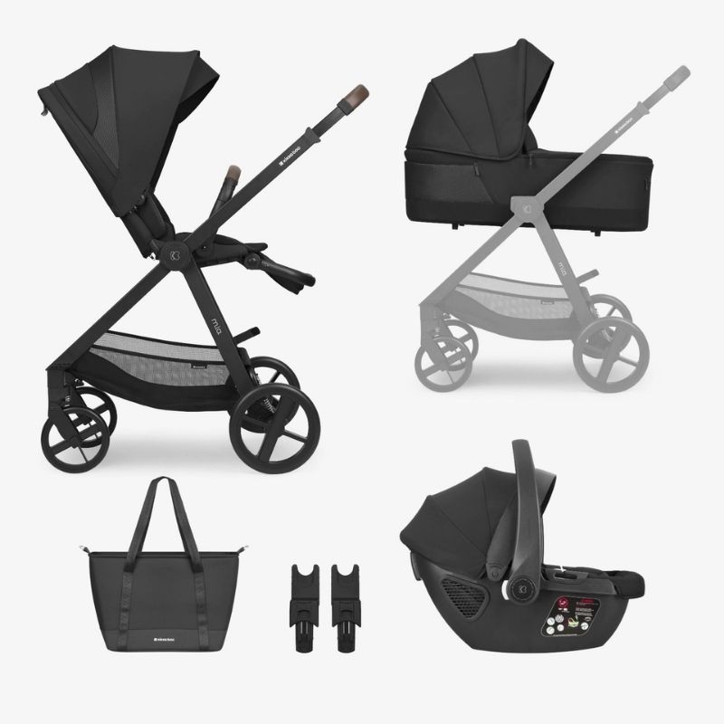Kikkaboo Mia Σύστημα Μεταφοράς 3-Σε-1 Black
