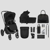 Kikkaboo Goya Platinum Σύστημα Μεταφοράς 2-Σε-1 Noir