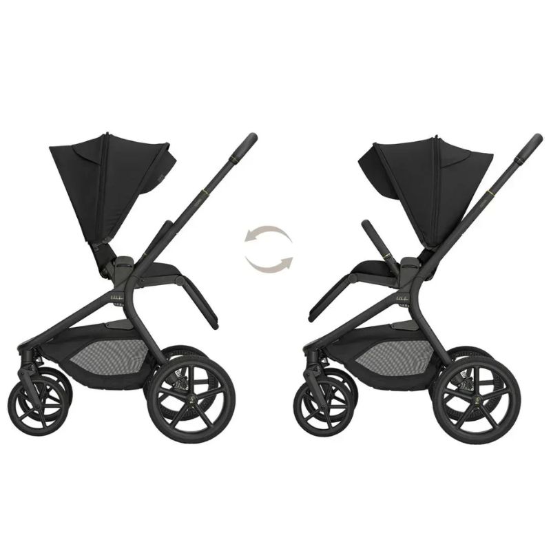 Kikkaboo Goya Platinum Σύστημα Μεταφοράς 2-Σε-1 Noir