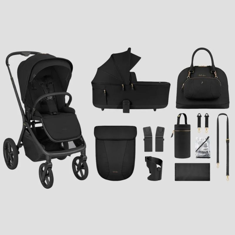 Kikkaboo Goya Platinum Σύστημα Μεταφοράς 2-Σε-1 Noir