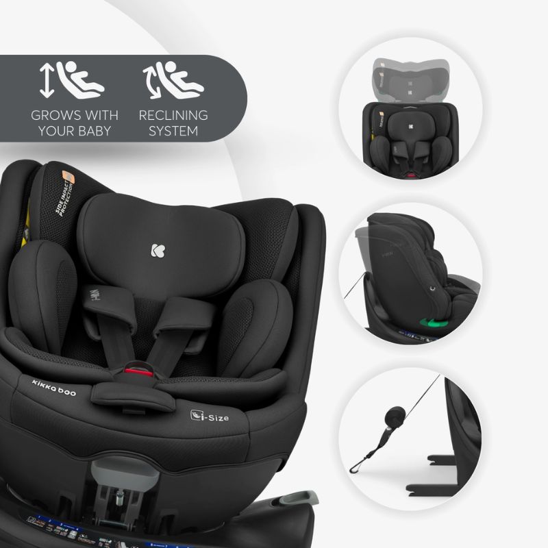 Kikkaboo i-Van i-Size Κάθισμα Αυτοκινήτου 40-150cm Black