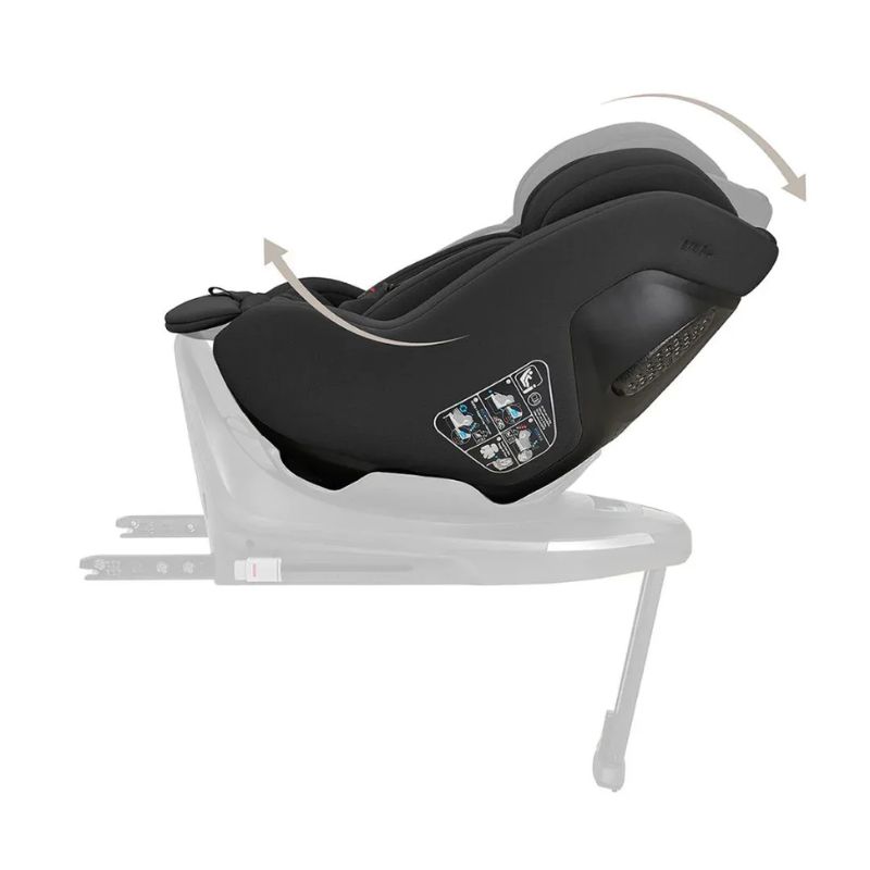 Kikkaboo i-Class Plus i-Size Κάθισμα Αυτοκινήτου 40-105cm Noir