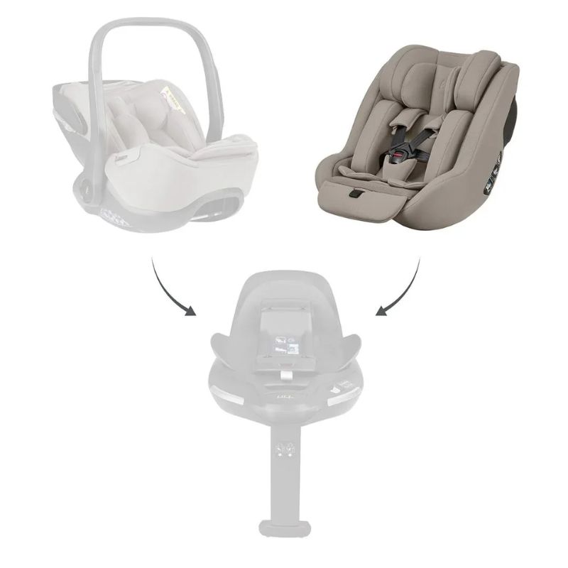 Kikkaboo i-Class Plus i-Size Κάθισμα Αυτοκινήτου 40-105cm Champagne