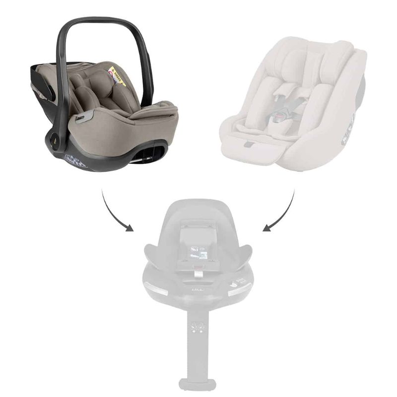 Kikkaboo i-Class i-Size Κάθισμα Φαγητού 40-87cm Champagne