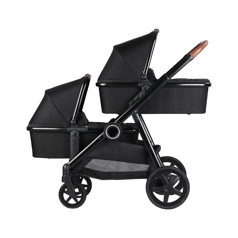 Kikkaboo Go 2 Σύστημα Μεταφοράς Για Δίδυμα Black