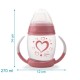 Kiokids Εκπαιδευτικό Ποτηράκι Για 6+ Μηνών 270ml Heart Pink