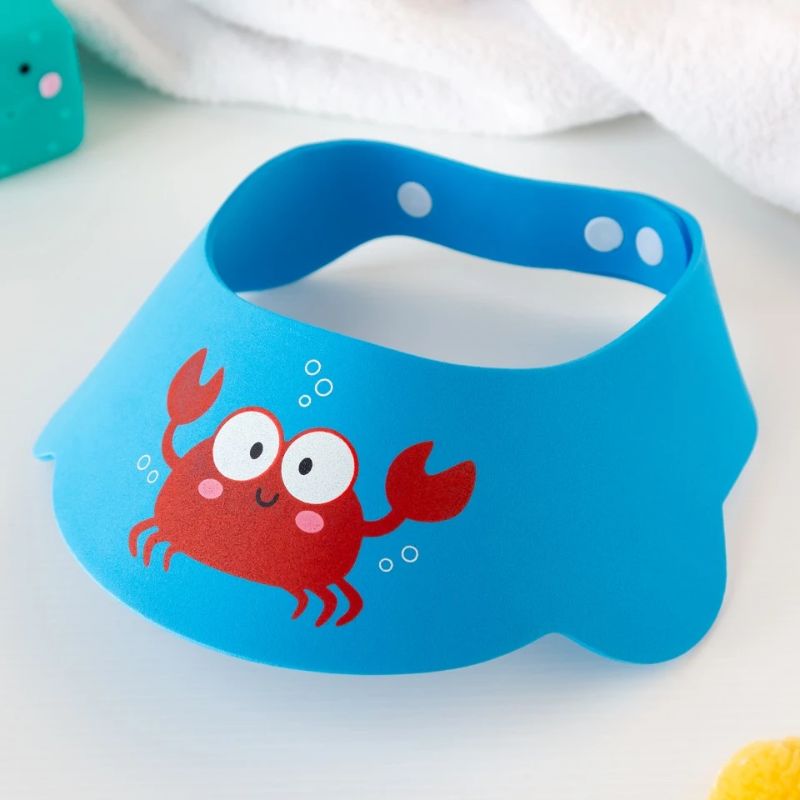 Kiokids Προστατευτικό Καπελάκι Μπάνιου Για 9+ Μηνών Crab Bleu