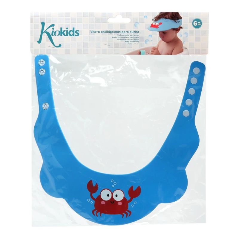 Kiokids Προστατευτικό Καπελάκι Μπάνιου Για 9+ Μηνών Crab Bleu