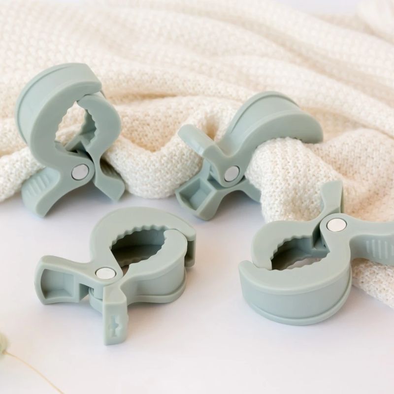 Kiokids Σετ Κλιπ Πολλαπλών Χρήσεων 4τμχ Mint