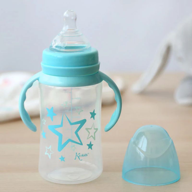Kiokids Μπιμπερό Με Λαβές Για 4+ Μηνών 240ml Star Bleu