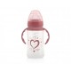 Kiokids Μπιμπερό Με Λαβές Για 4+ Μηνών 240ml Heart Pink