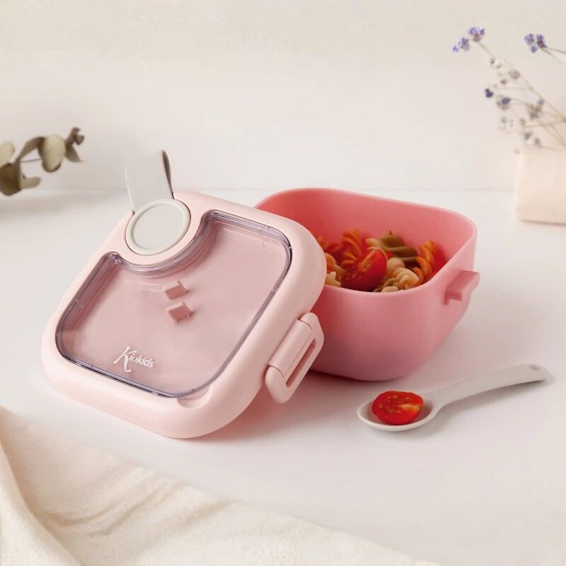 Kiokids Dolci Amici Σετ Φαγητοδοχείο Από Ανοξείδωτο Ατσάλι Με Κουταλάκι 2 τμχ 750ml Για 4+ Μηνών Pink Kiokids Dolci Amici Σετ Φαγητοδοχείο Από Ανοξείδωτο Ατσάλι Με Κουταλάκι 2 τμχ 750ml Για 4+ Μηνών Pink