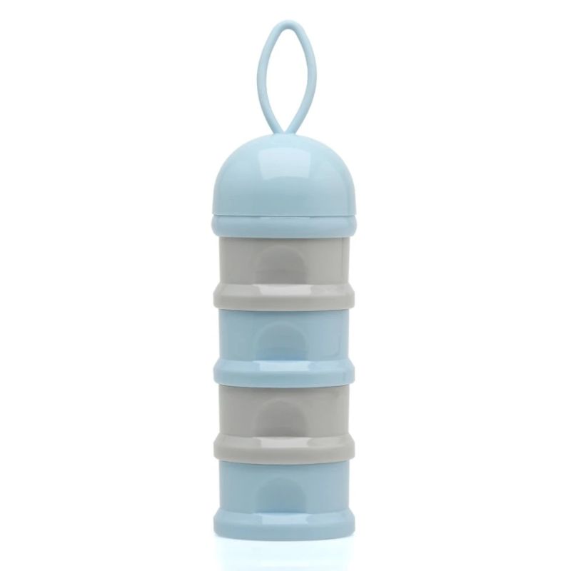 Kiokids Δοσομετρητής Σκόνης Γάλακτος 4 Θέσεων 340ml Blue And Grey