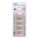 Kiokids Δοσομετρητής Σκόνης Γάλακτος 4 Θέσεων 340ml Pink And Grey