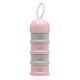 Kiokids Δοσομετρητής Σκόνης Γάλακτος 4 Θέσεων 340ml Pink And Grey