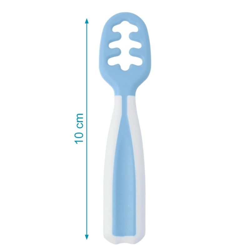 Kiokids Σετ Κουταλάκια Αυτοσίτισης 2 τμχ Για 6+ Μηνών Blue