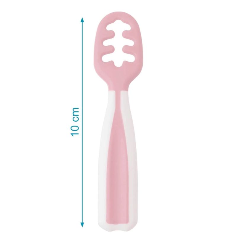 Kiokids Σετ Κουταλάκια Αυτοσίτισης 2 τμχ Για 6+ Μηνών Pink