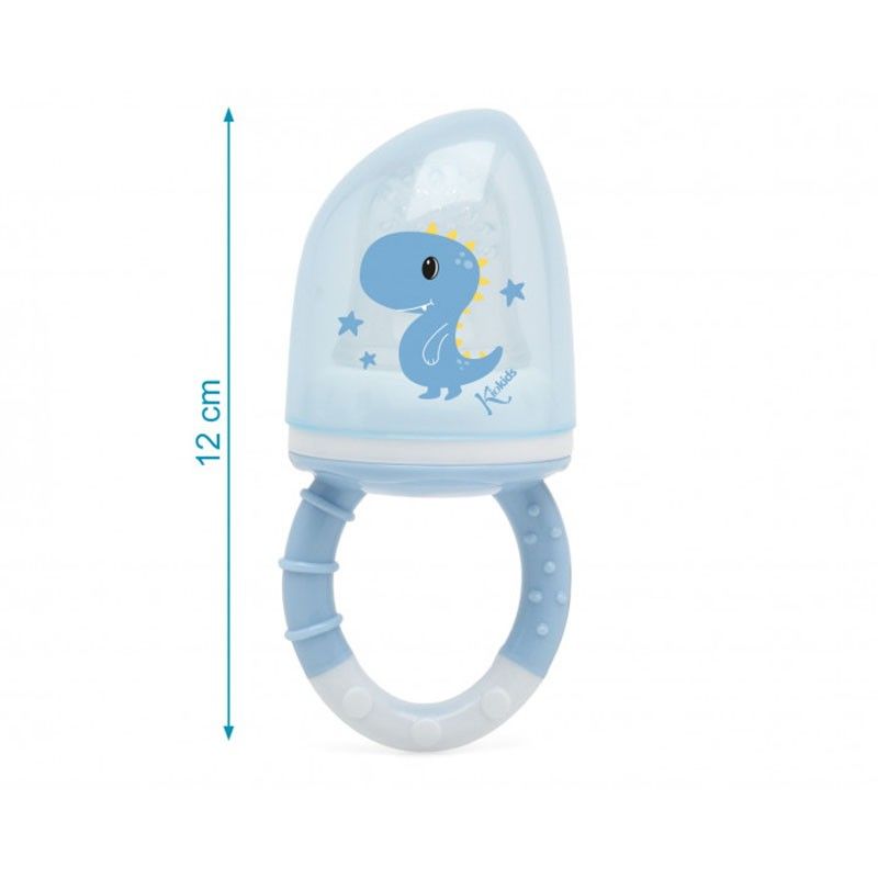 Kiokids Σιλικονούχος Τροφοδότης Φαγητού Για 6+ Μηνών Dinosaur Blue