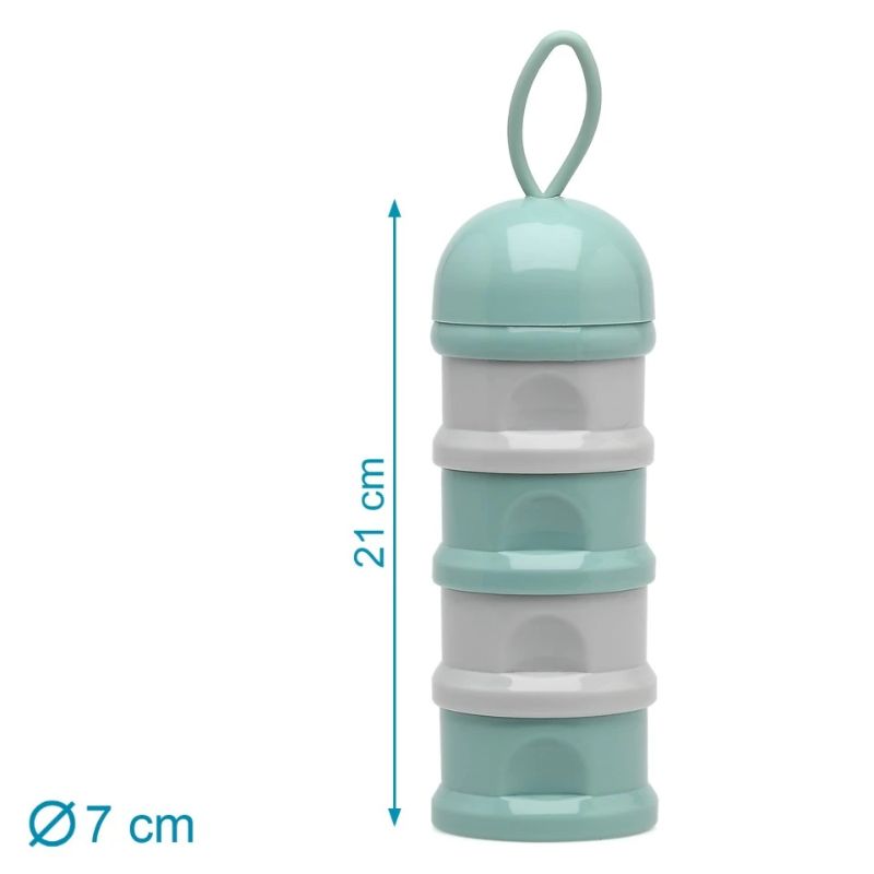Kiokids Δοσομετρητής Σκόνης Γάλακτος 4 Θέσεων 340ml Sage
