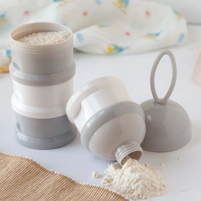 Kiokids Δοσομετρητής Σκόνης Γάλακτος 4 Θέσεων 340ml Grey