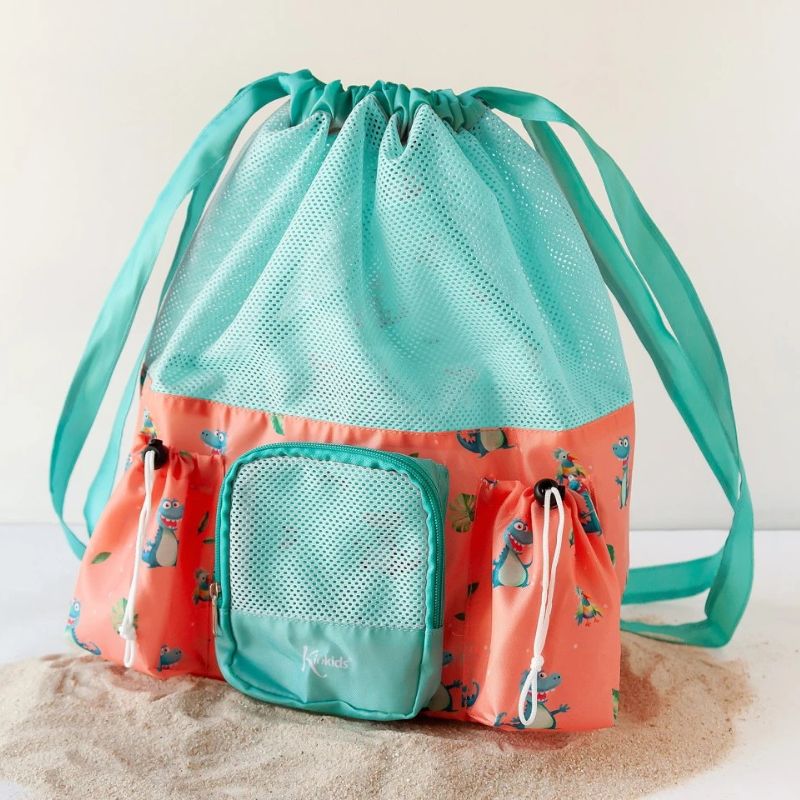 Kiokids Αδιάβροχη Τσάντα Παραλίας 10l Crocodile Orange