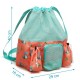 Kiokids Αδιάβροχη Τσάντα Παραλίας 10l Crocodile Orange