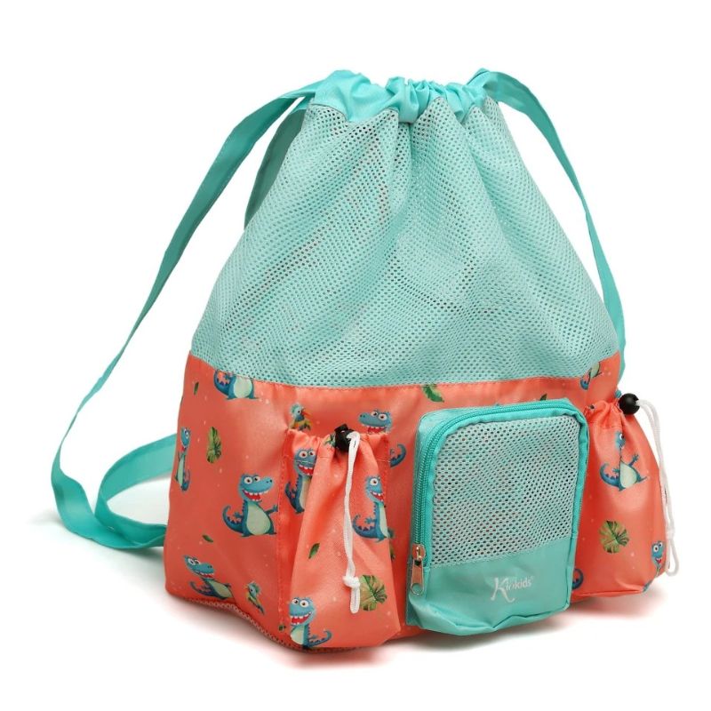 Kiokids Αδιάβροχη Τσάντα Παραλίας 10l Crocodile Orange