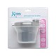 Kiokids Δοσομετρητής Σκόνης Γάλακτος 3 Θέσεων 300ml Grey