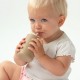 Kiokids Ecofrfiendly Σετ Σιλικονούχα Ποτήρια Με Καλαμάκι 2 τμχ Για 6+ Μηνών 180ml Beige