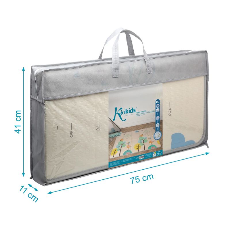 Kiokids Αναδιπλούμενο Χαλάκι Δραστηριοτήτων 150cm * 200cm Woodland