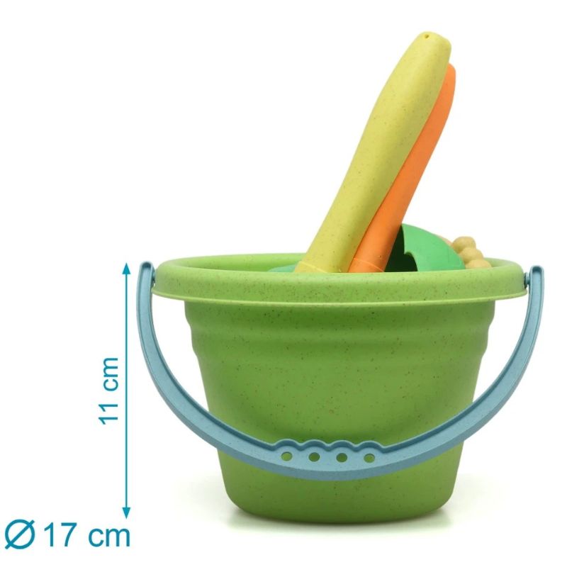 Kiokids Βιοδιασπώμενο Σετ Με Κουβαδάκι Για Παραλία 9 τμχ Για 18+ Μηνών Sea Life