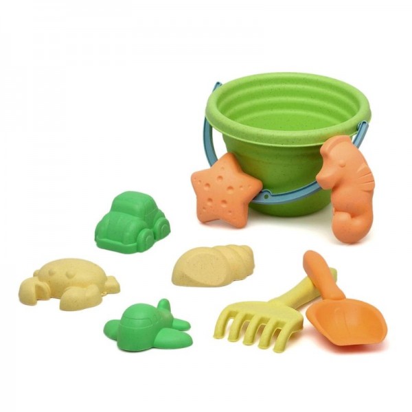 Kiokids Βιοδιασπώμενο Σετ Με Κουβαδάκι Για Παραλία 9 τμχ Για 18+ Μηνών Sea Life