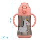 Kiokids Παγούρι-Θερμός Με Λαβές Για 6+ Μηνών 280ml Unicorn Pink