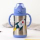 Kiokids Παγούρι-Θερμός Με Λαβές Για 6+ Μηνών 280ml Space Rocket Blue