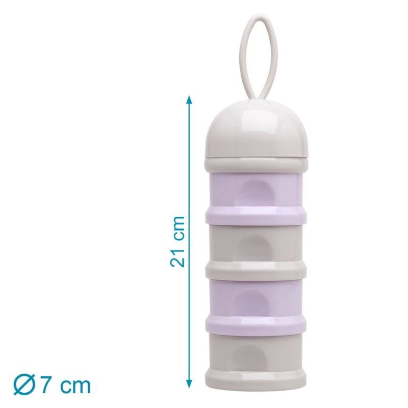 Kiokids Δοσομετρητής Σκόνης Γάλακτος 4 Θέσεων 340ml Lavender