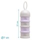 Kiokids Δοσομετρητής Σκόνης Γάλακτος 4 Θέσεων 340ml Lavender