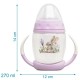 Kiokids Εκπαιδευτικό Ποτηράκι Για 6+ Μηνών 270ml Rabbit Lavender