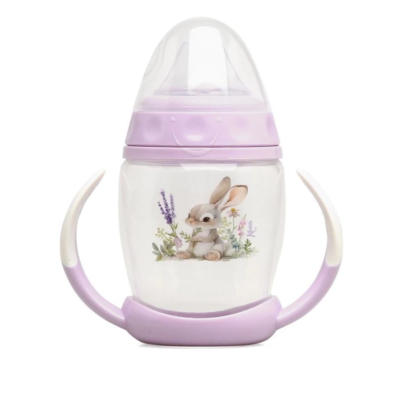 Kiokids Εκπαιδευτικό Ποτηράκι Για 6+ Μηνών 270ml Rabbit Lavender